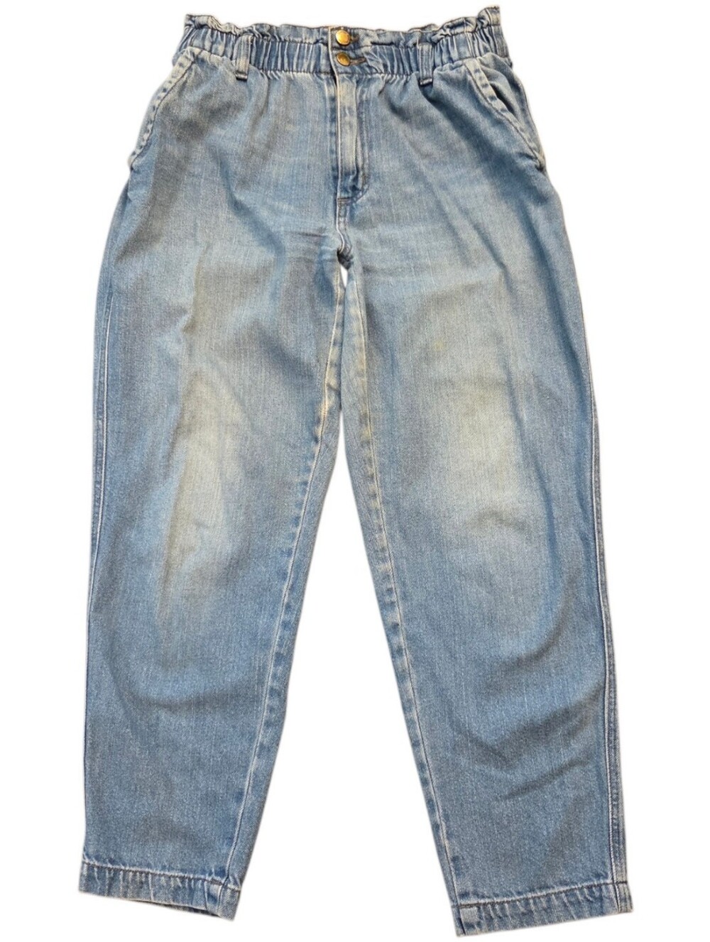 Universal Thread High Rise Paperbag Mom Jeans Light Wash - Size 6